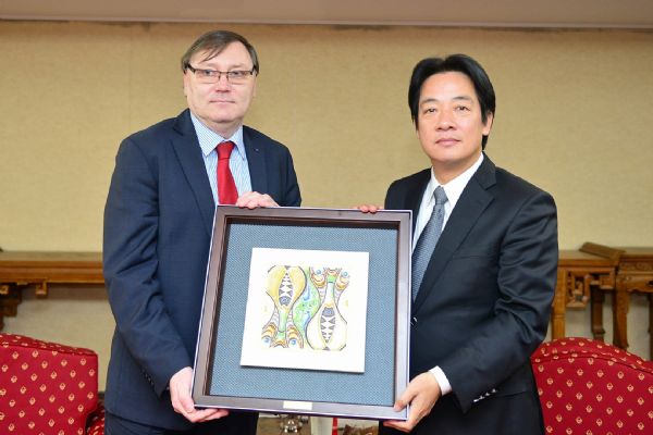 捷克經濟文化辦事處易禮哲代表拜會賴清德市長