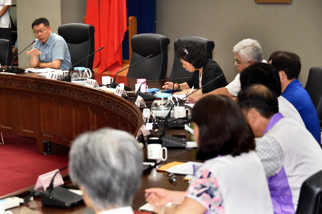 主持內湖區里長座談會 柯文哲列管自己 督促局處加強橫向溝通