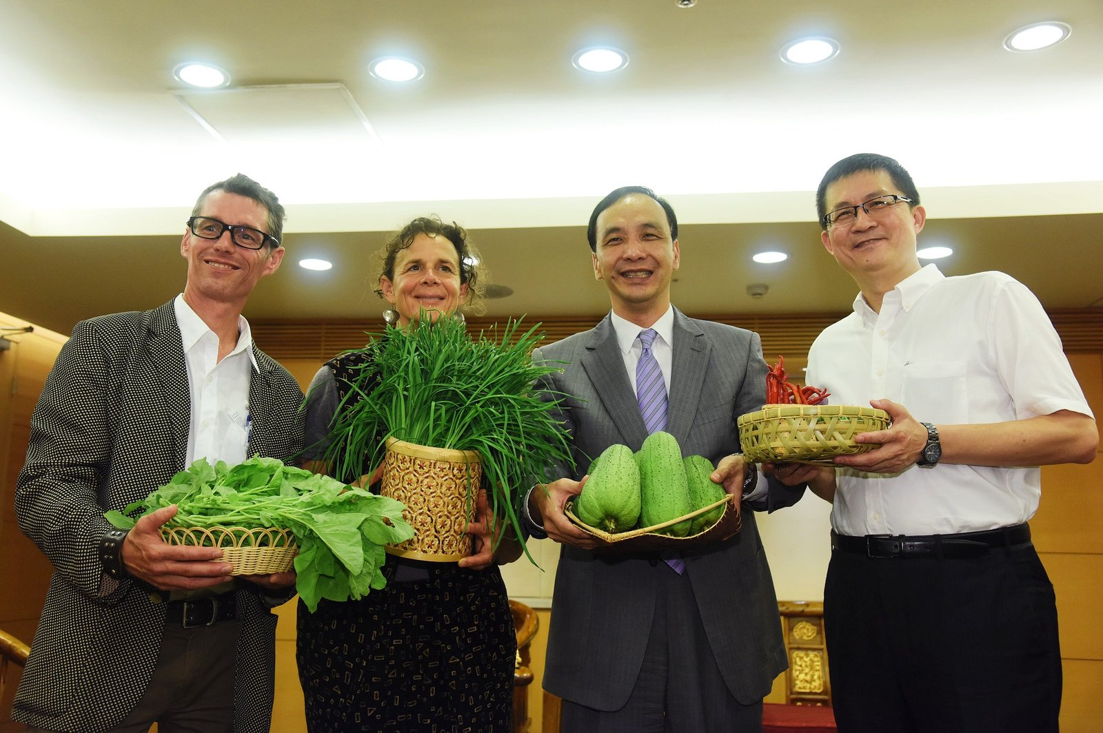 美國西雅圖食物森林來台交流 朱立倫分享新北可食地景