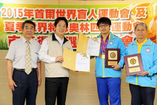 臺南市籍身心障礙運動選手國際賽上創佳績