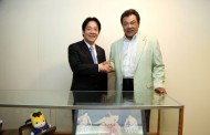 前日本相撲選手千代富士-九重親方拜會臺南市長賴清德
