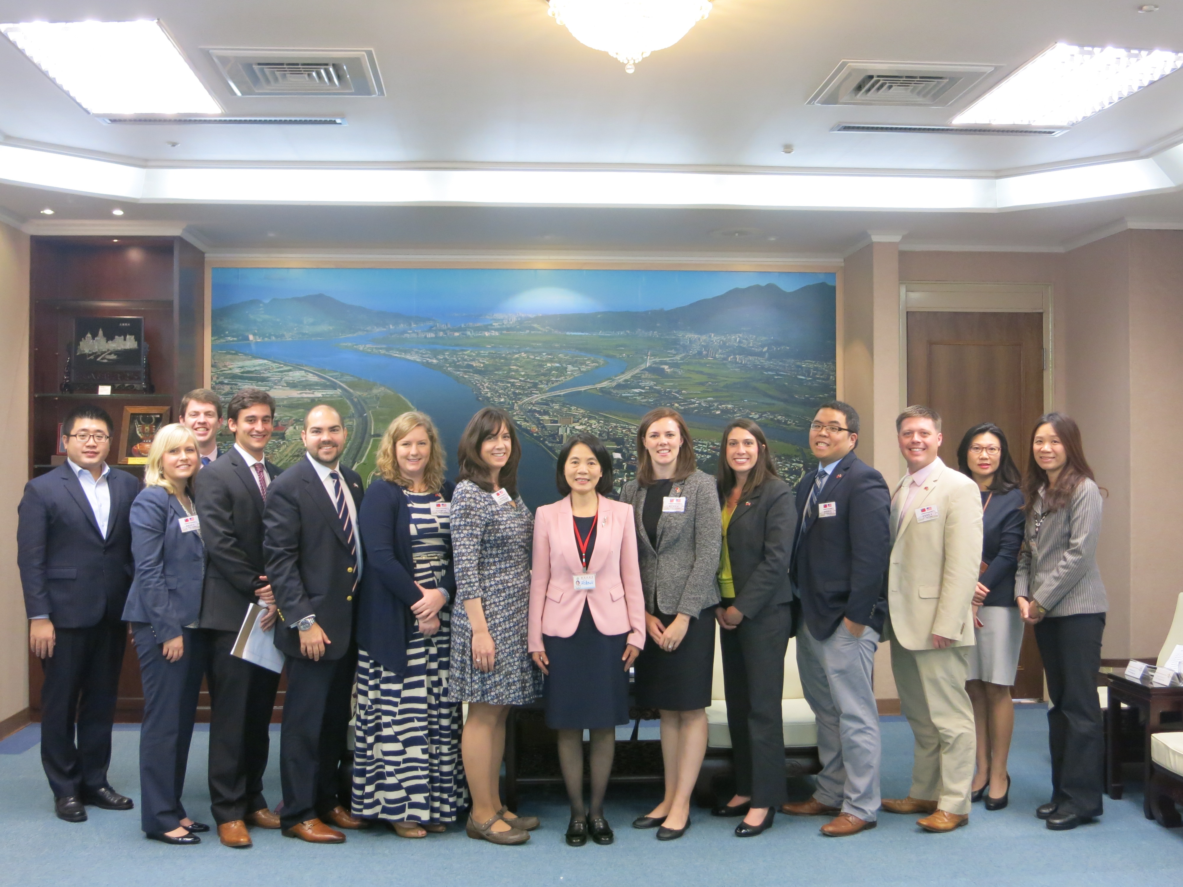 周麗芳副市長接見美國國會助理訪華團