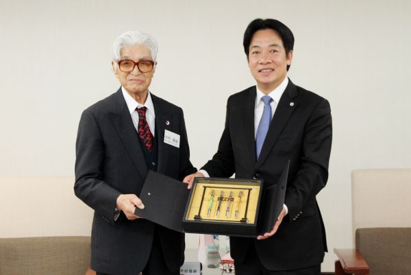 日本東京大義塾劍道訪問團拜會賴清德市長 推廣臺南劍道運動發展