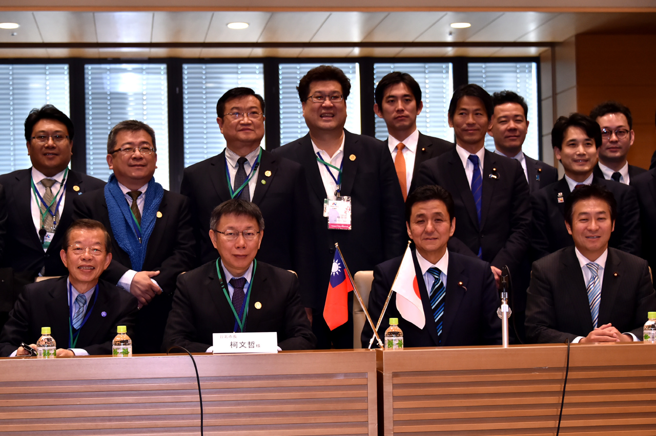 拜會岸信夫 柯文哲:臺日良好的關係是東亞和平的重要因素
