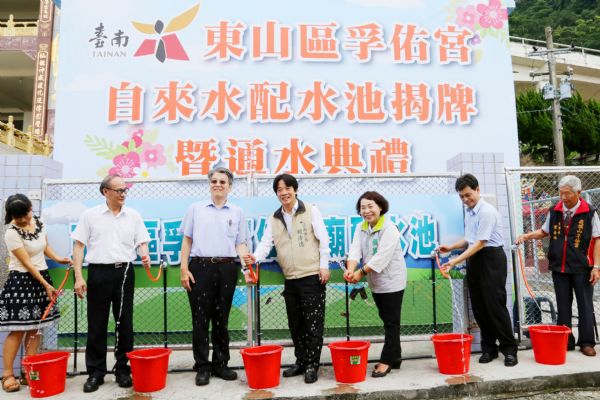 台南市府積極解決 東山區孚佑宮仙公廟一帶自來水供水問題