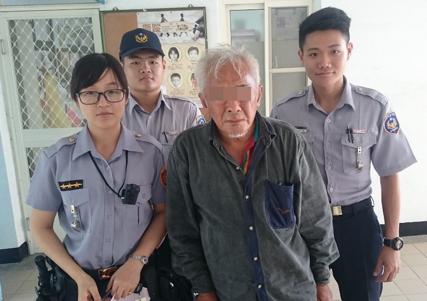 三民警二分局覺民所長菩薩心視民如親 安置餐風露宿渾身病痛街友