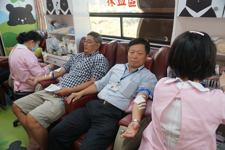 中油煉製事業部再次舉辦熱情公益捐血50,500 cc