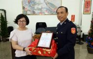 仁武警分局長李金龍表揚鳥松農會機警阻詐行員