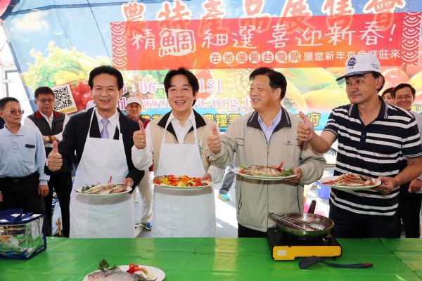 精「鯛」細選 喜迎新春! 賴清德市長行銷優質台灣鯛
