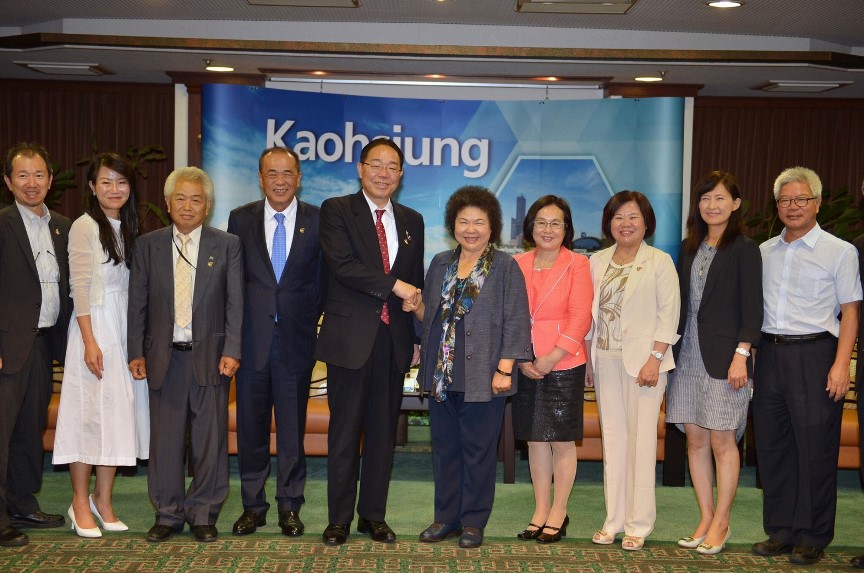日本山梨縣知事訪高雄市 雙方約定強化教育與觀光領域合作交流