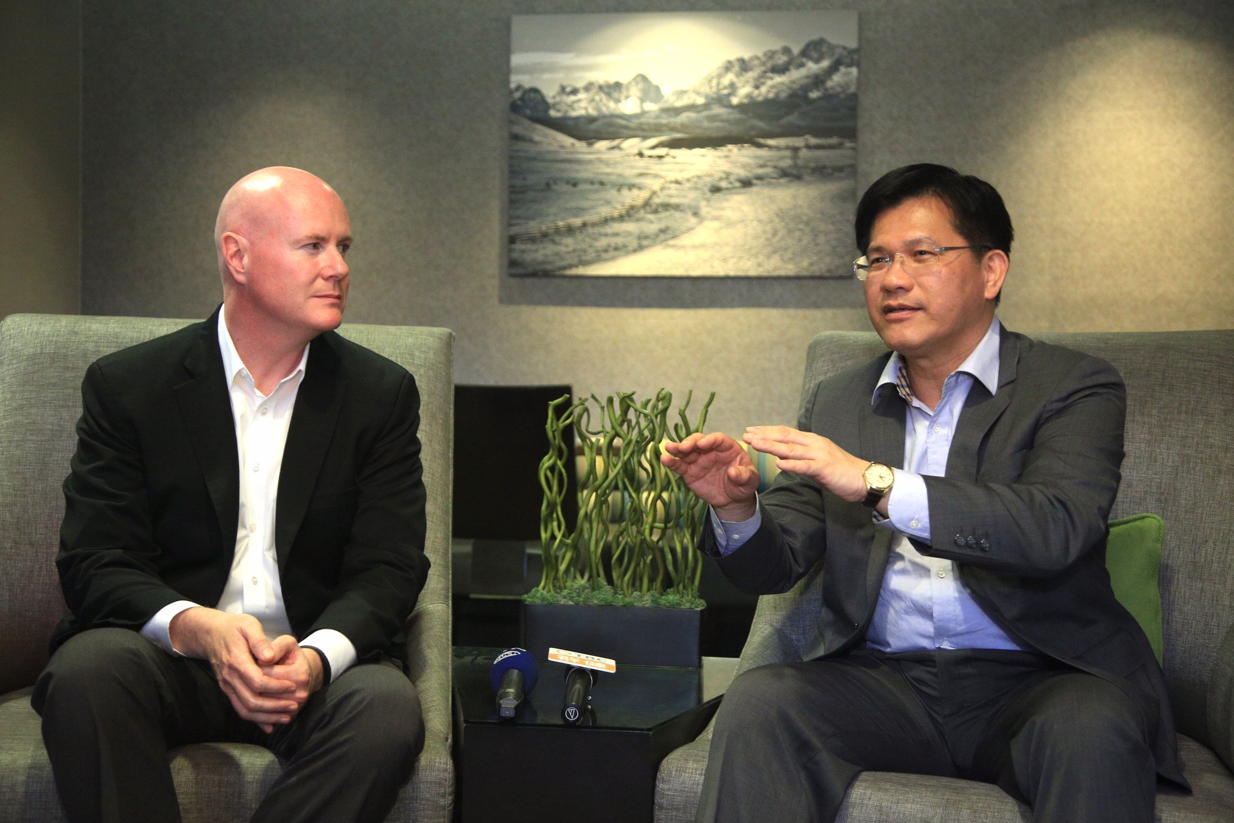 林佳龍市長與葉望輝會談 盼共同推動城市外交與台美關係