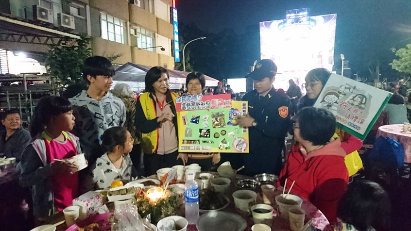 三民二分局覺民所與九如教會辦理治安座談歡樂晚會