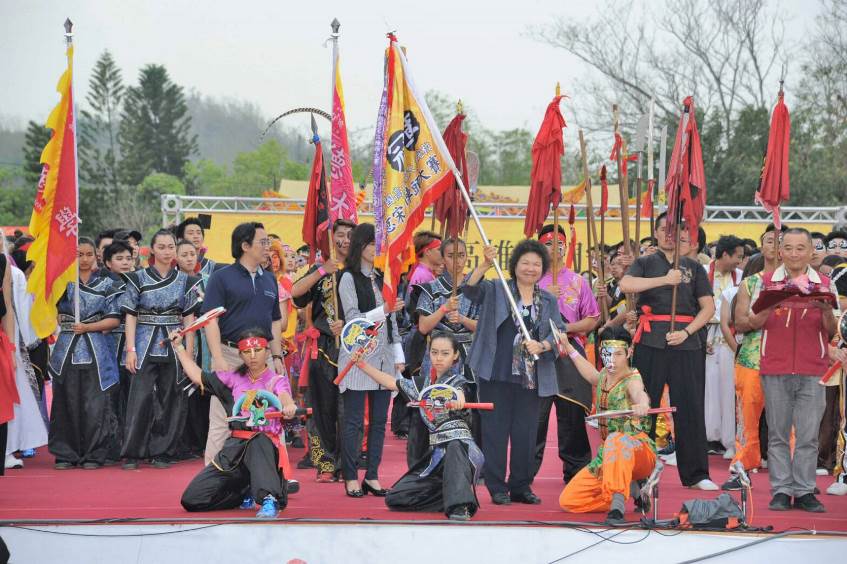 創意宋江陣決賽 高雄市長陳菊：保存完整藝陣文化