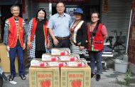 台灣中油公司大林煉油廠購買原民農產品致贈獨居老人