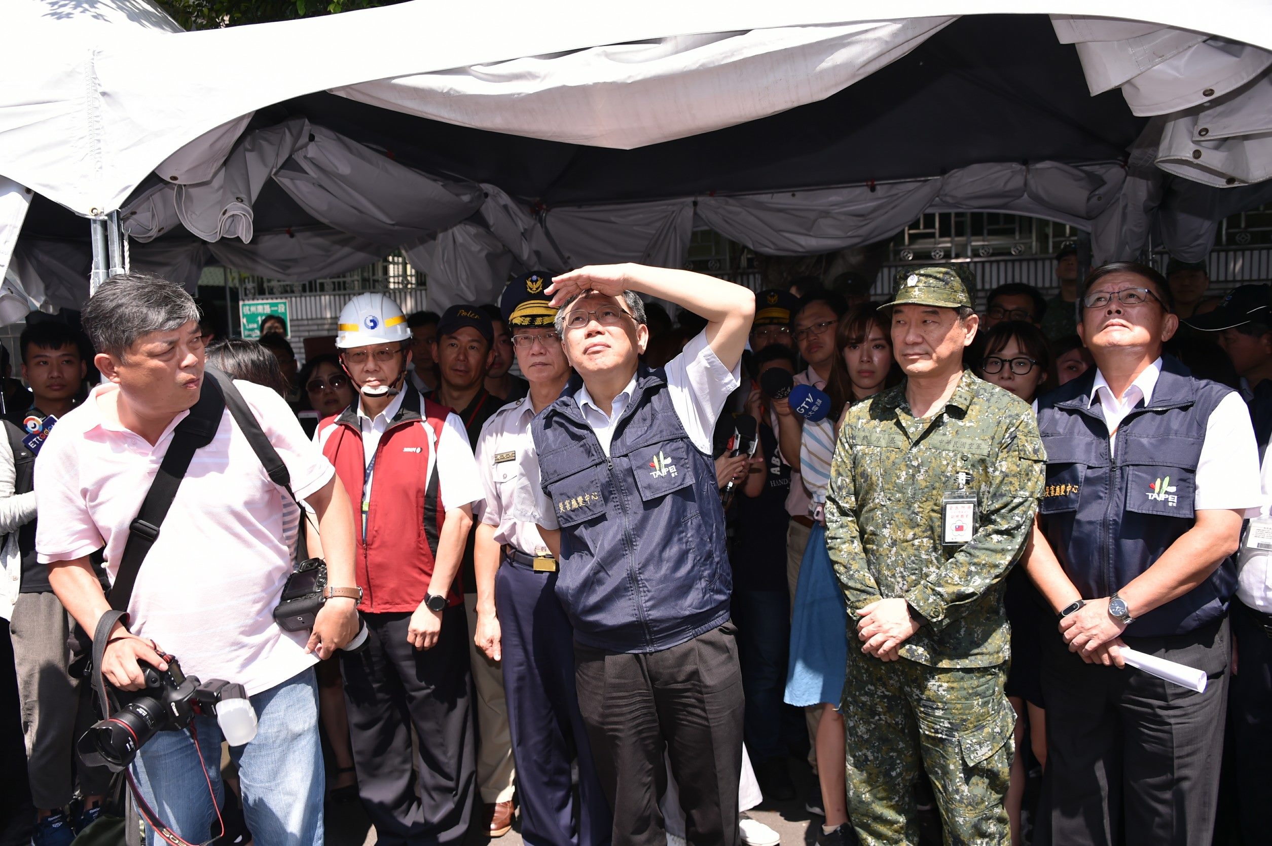 視察萬安41號演習 柯文哲：成功展現政府與民間通力合作成果