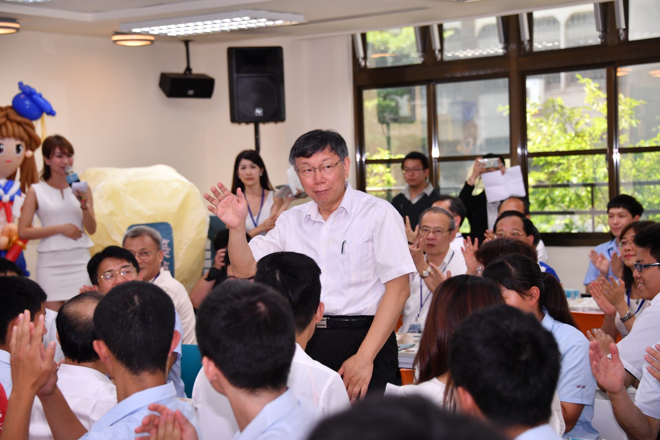 柯文哲親赴內政部都委會說明社子島都市計畫 展現市府推動該案決心