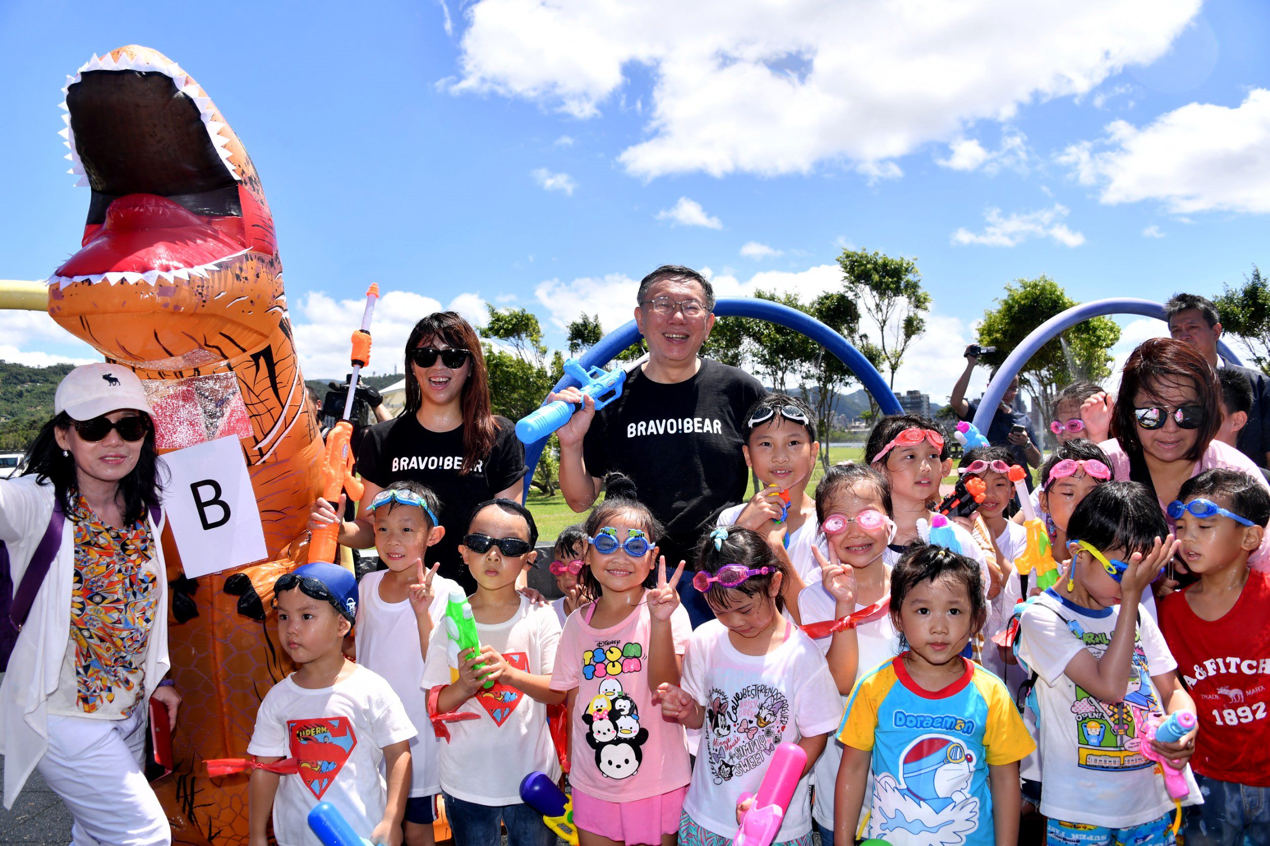 2018臺北河岸童樂會開幕式 柯文哲：逐步改善臺北親水環境，讓市民親近水域