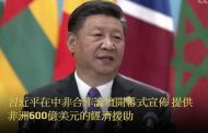 習近平在中非合作論壇開幕式宣佈 提供非洲600億美元的經濟援助