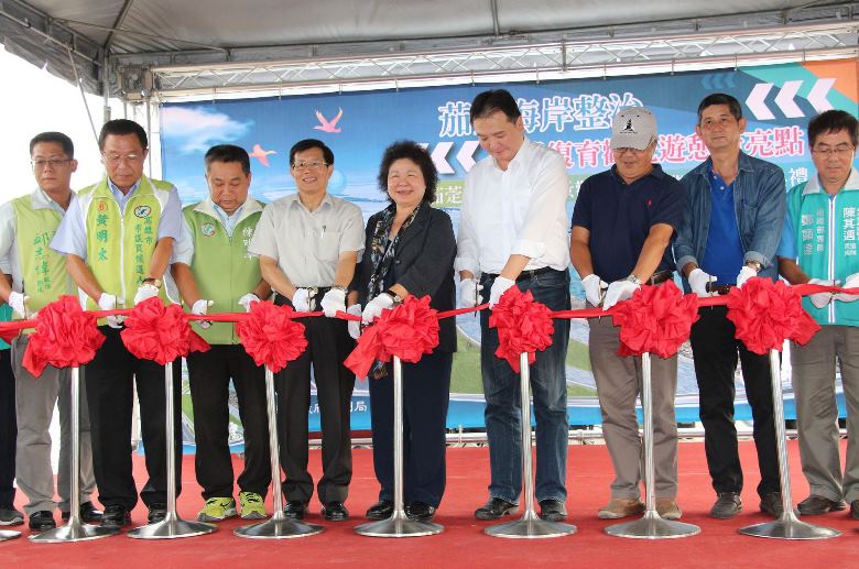 茄萣海岸整治三期完工 許立明：改善景觀及安全