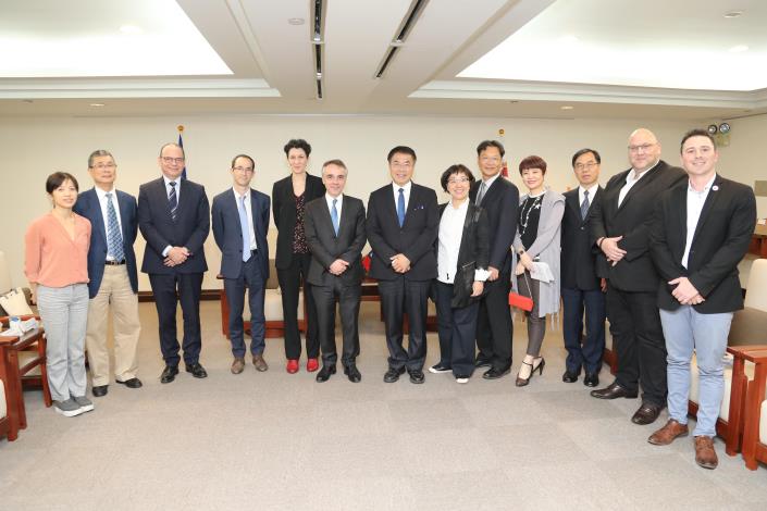 法國在臺協會紀博偉主任蒞府拜會台南市府 開展更多實質交流