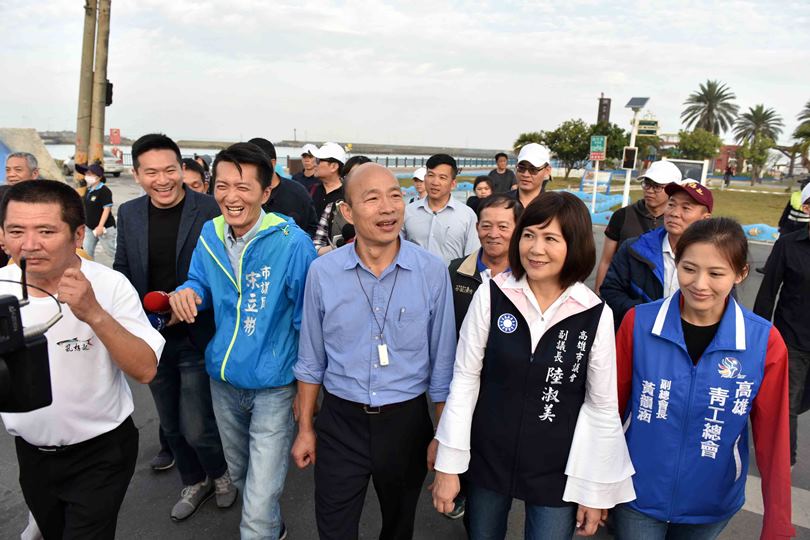 關心基層民意 韓國瑜夜宿、訪視彌陀漁村