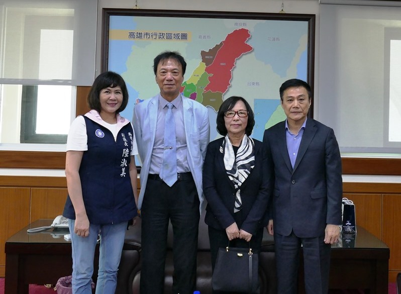 監委楊美鈴、蔡培村拜會議長許崑源及副議長陸淑美