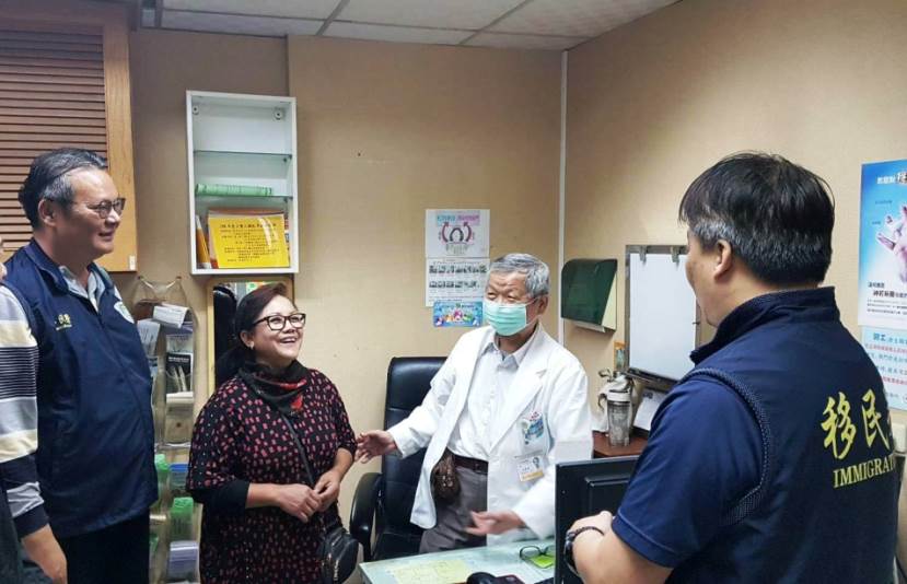 移民署「到府關懷、宅配愛」溫馨訪視就醫漁工