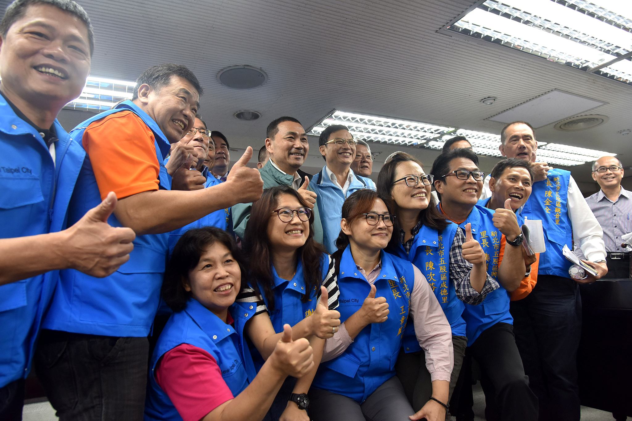 侯友宜與五股里長座談 用最大誠意為地方拼建設