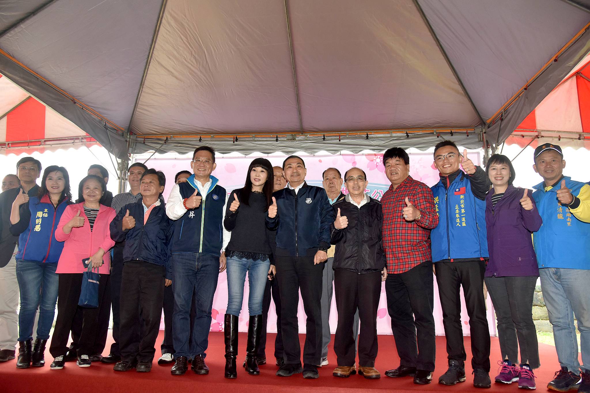 強化防洪透水功能 林口文中三滯洪池變身櫻花公園