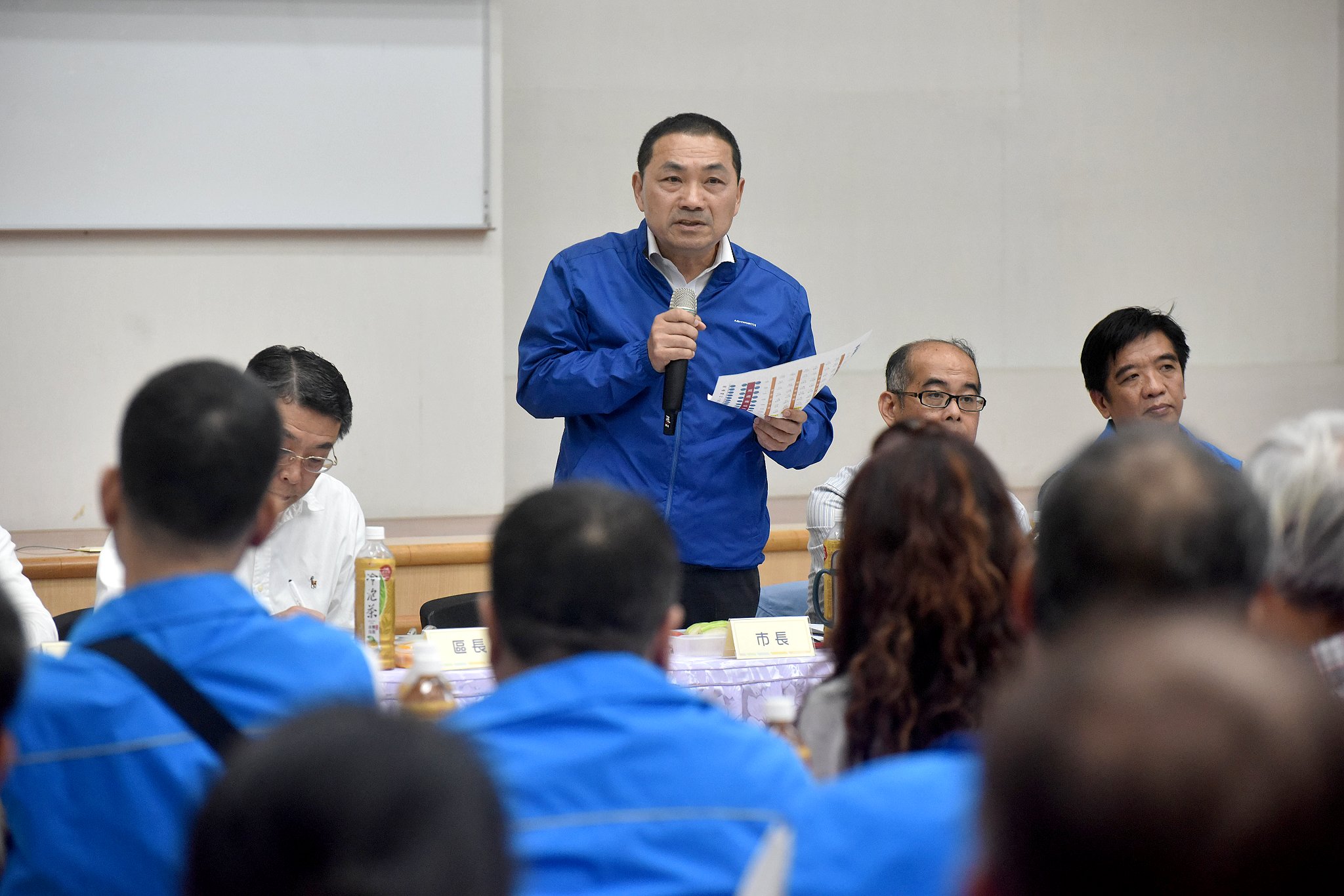 解決三重汙水問題 侯友宜與里長面對面座談