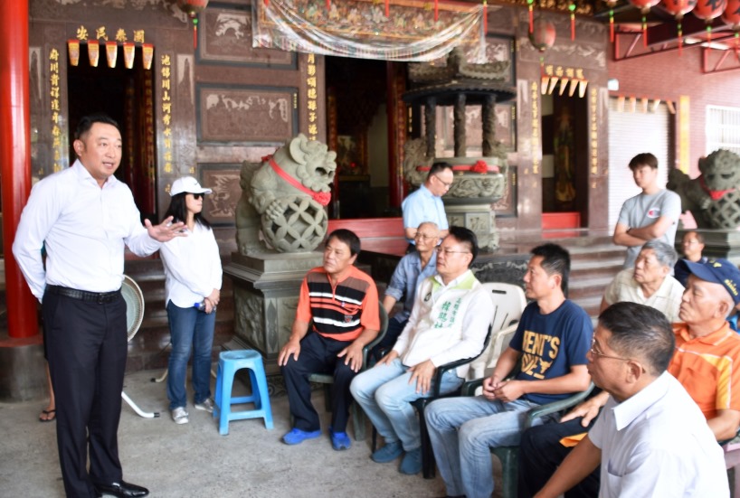 高雄大寮區拷潭及內坑兩里逢豪雨必淹