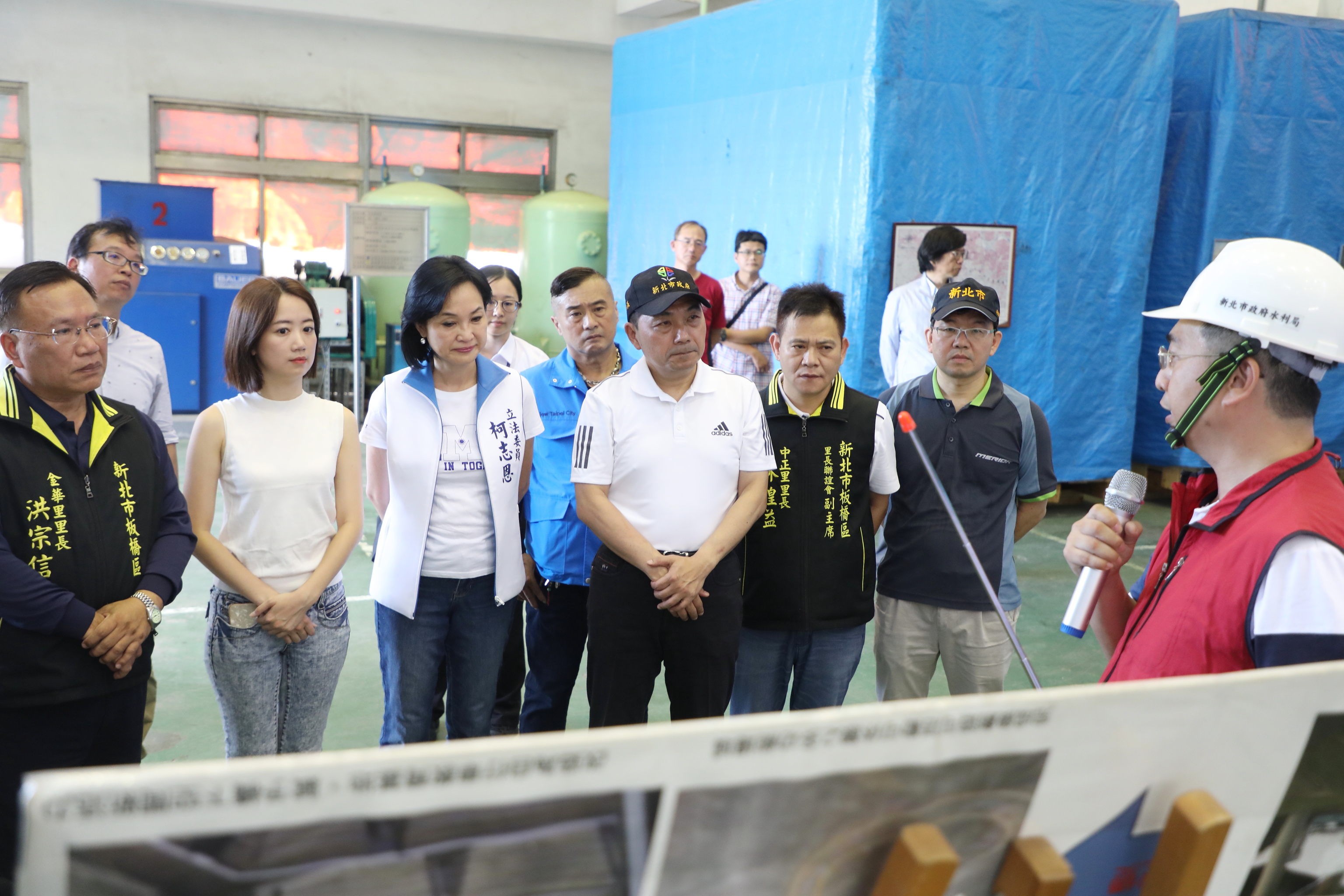 侯友宜視察新抽水機組運作情形 確保排水能力無虞