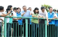 視察蘆洲排水幹線整治成效 侯友宜：排水防洪功能顯著提升