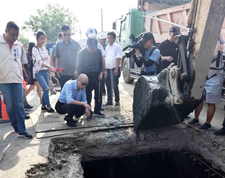 視察清淤工程 韓國瑜：有效治水讓市民免於淹水之苦