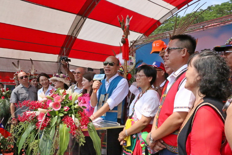 原住民族聯合豐年祭儀活動 韓國瑜：成立原住民商圈夜市以活絡經濟