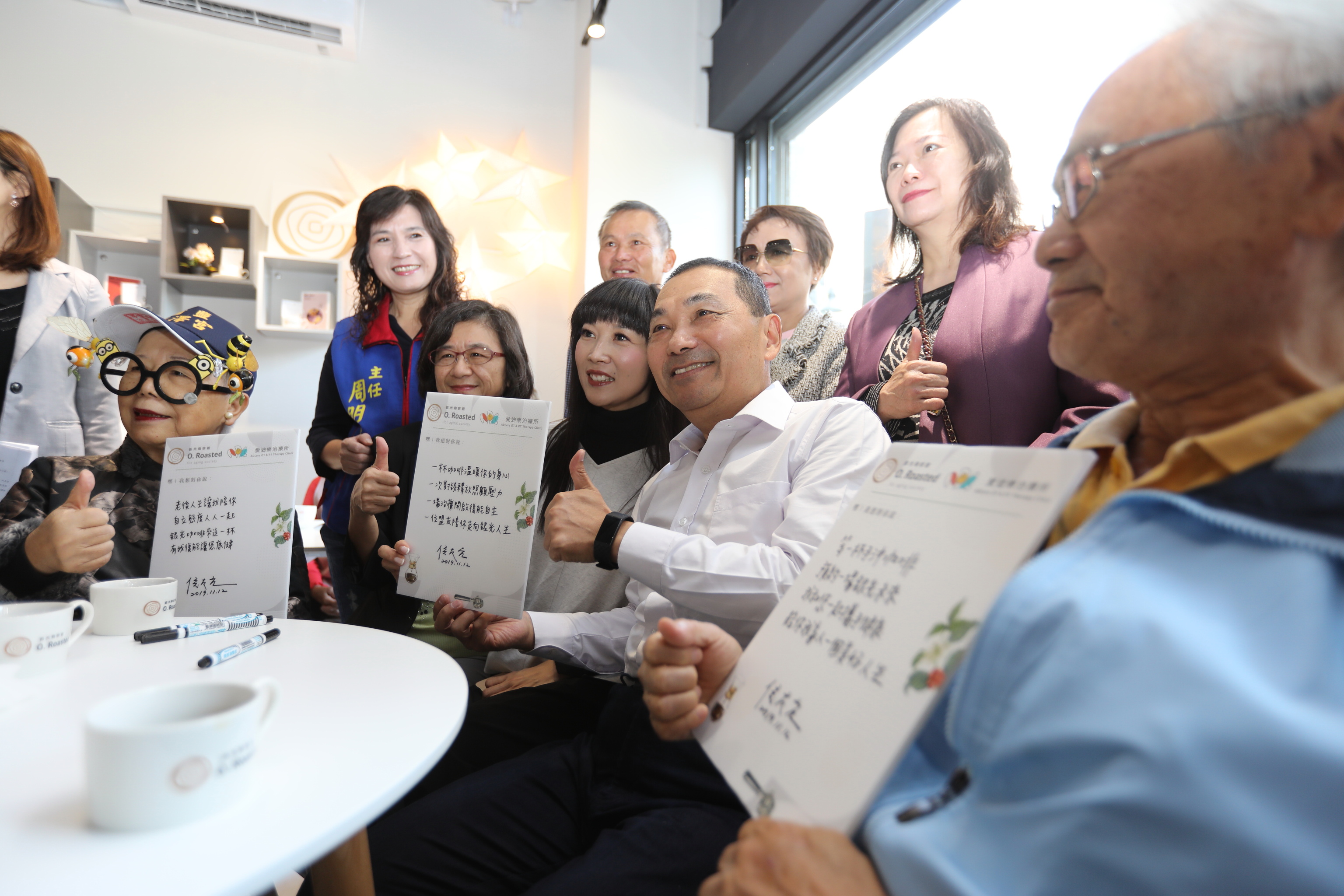 林口銀光復能咖啡館開幕 侯友宜：4年內打造16家「有FU長照站」
