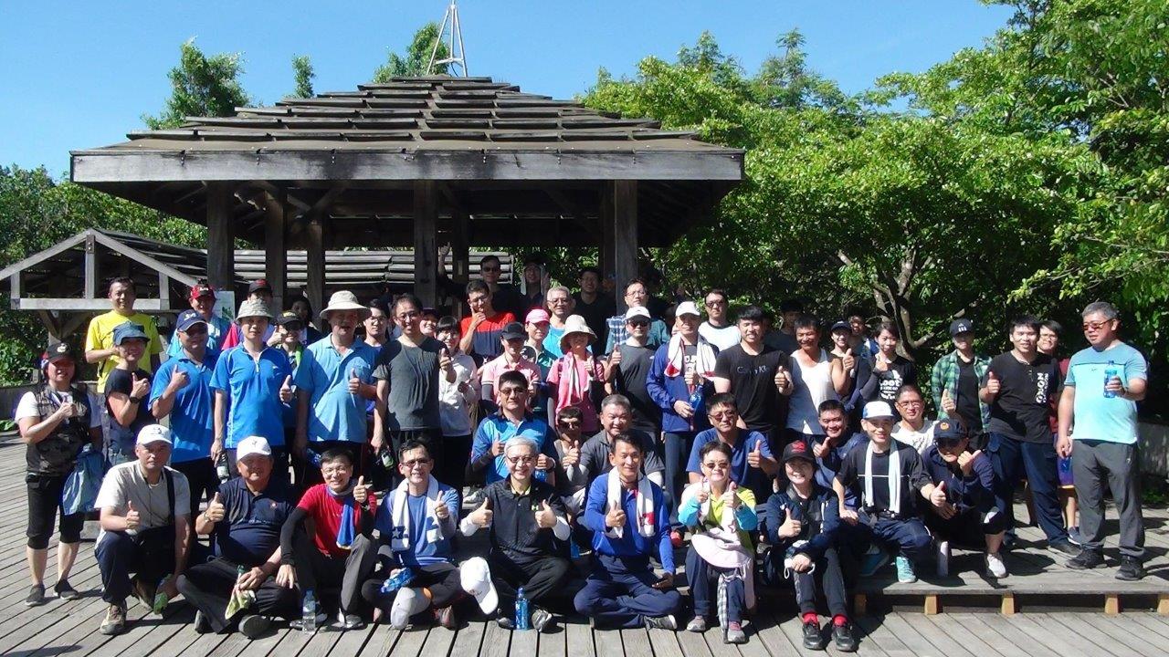 配合防疫 左營警聯合勤教半屏山國家自然公園舉行