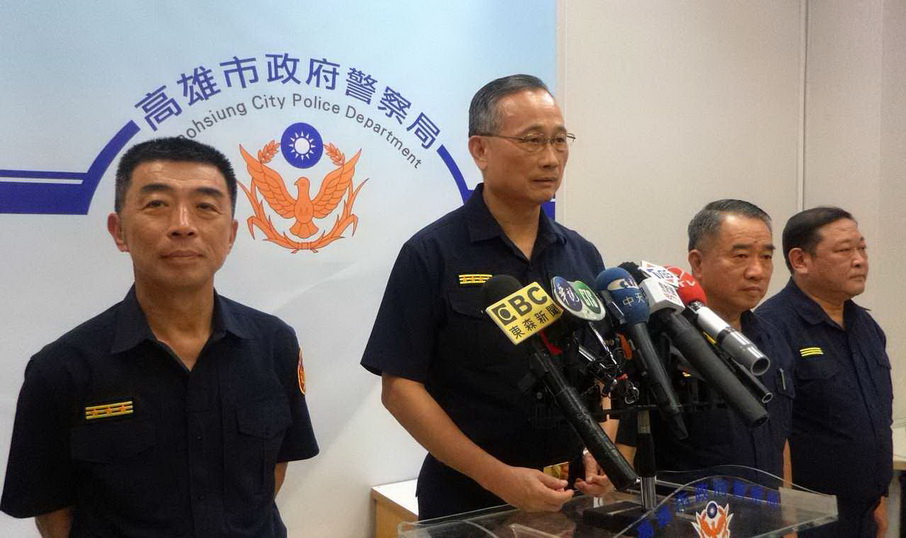 署長陳家欽座陣高雄市展現打擊犯罪決心 擴大臨檢威力掃蕩