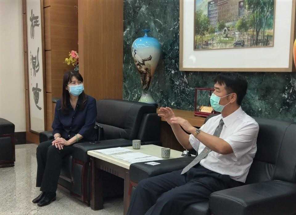 林瑩蓉掌毒防局 拜會橋檢雄檢 請益尋求合作