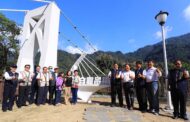 白鹿吊橋開通 台中市長盧秀燕實地視察