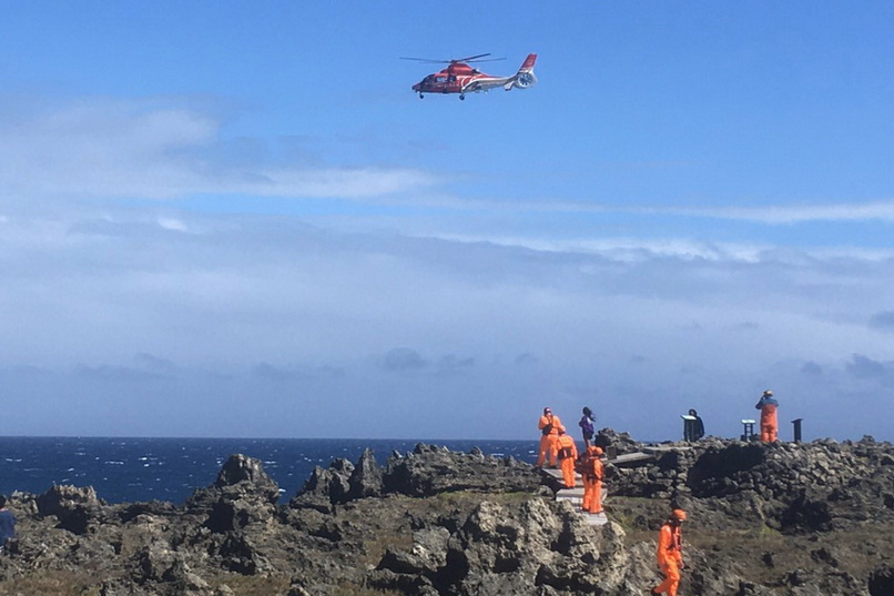 男子龍坑採海菜失蹤 第六三中隊巡邏組陸海空聯合搜救中