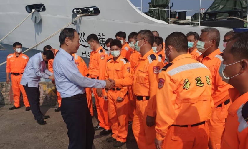 巡護七號啟航執行今年第三航次公海遠洋巡護任務