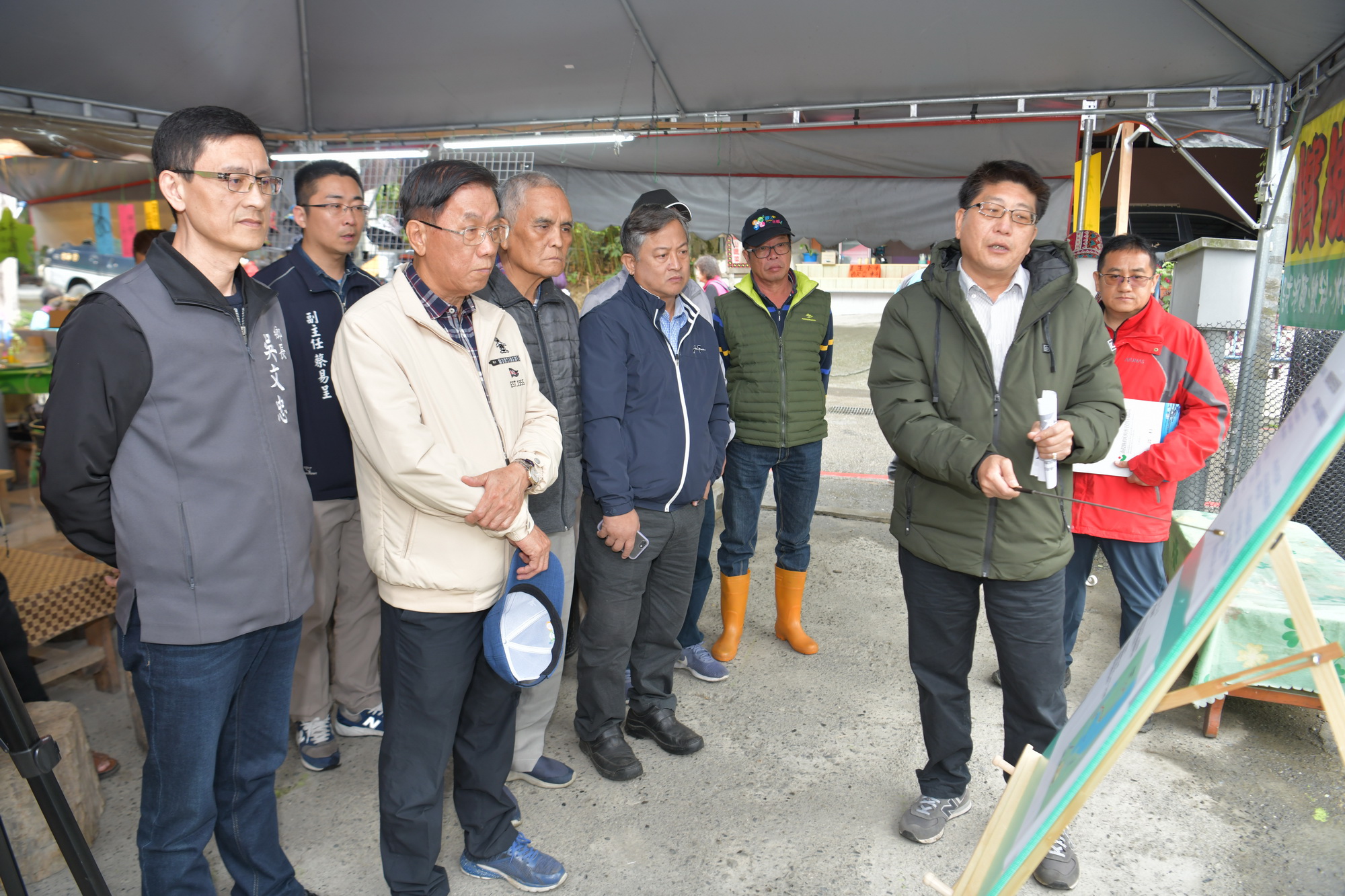 南投仁愛鄉村曲冰古道改善 縣長林明溱會勘