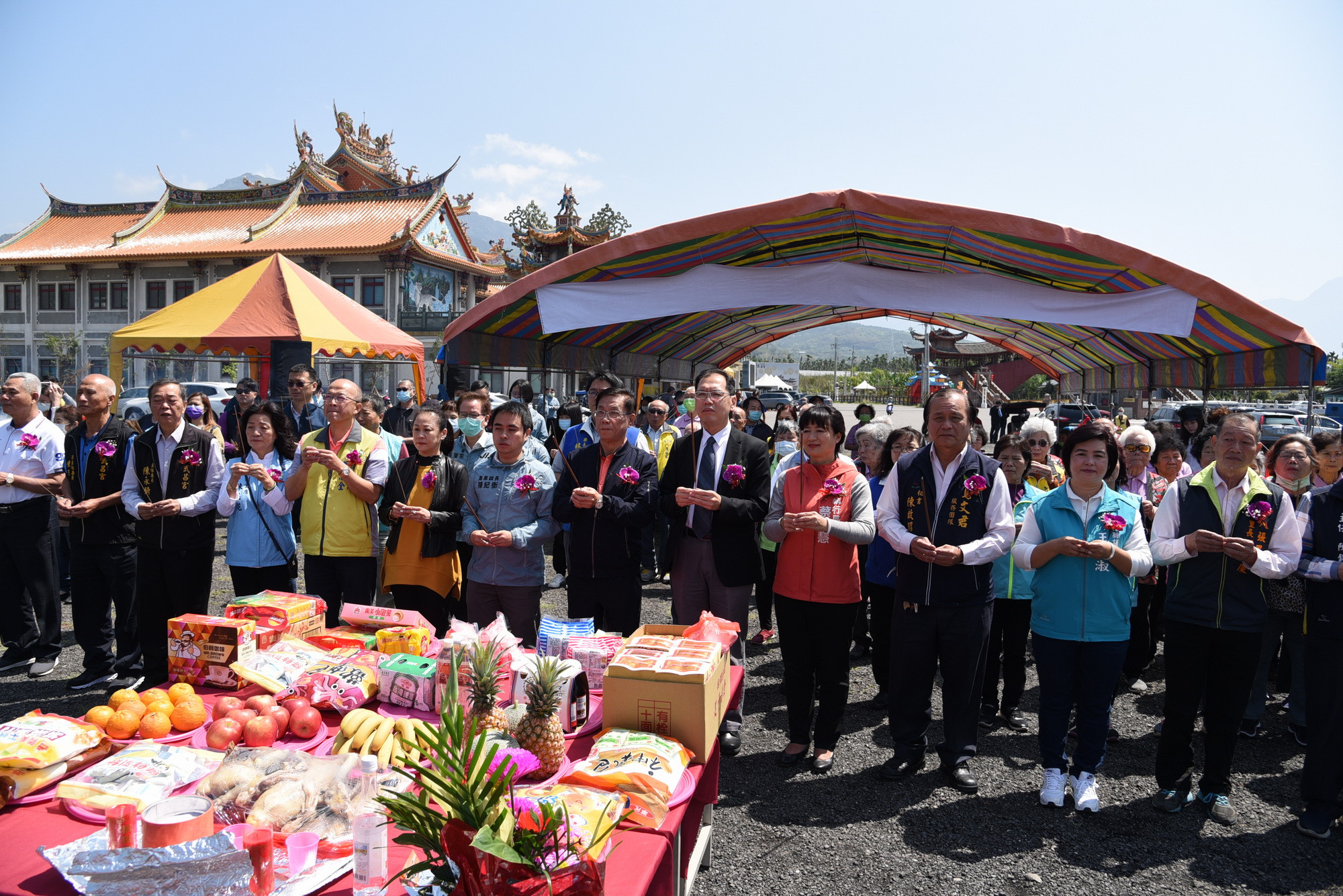 南投集集長照中心八張里集會所動土 縣長林明溱祝禱