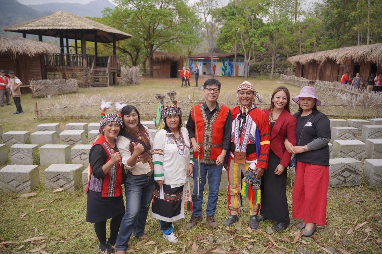 陳其邁赴那瑪夏等原鄉部落視察 建設原鄉推廣文化