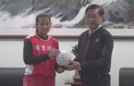 南投埔里國中暨南大學雙獲女壘冠軍 縣長林明溱表揚