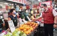 視察板橋湳興市場 新北市長侯友宜籲勿鬆懈