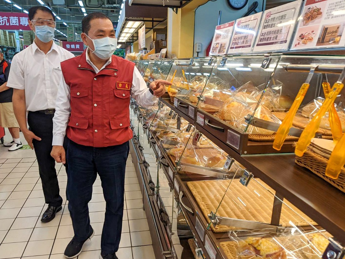 第三級防疫警戒 新北市長侯友宜緊盯賣場