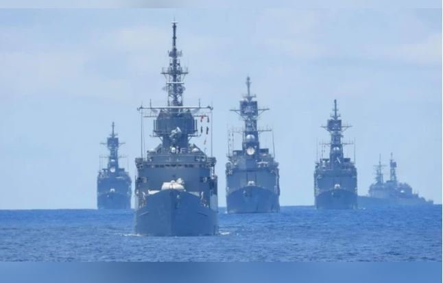 國軍漢光演習將登場 海軍五艘艦艇同框操演