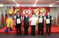 國慶同歡防疫宣導 台中市十區特色人氣吉祥物頒獎